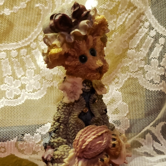 Vtg 98 Boyd's Bear Purrcilla Pussenboots Knitting - Picture 1 of 8